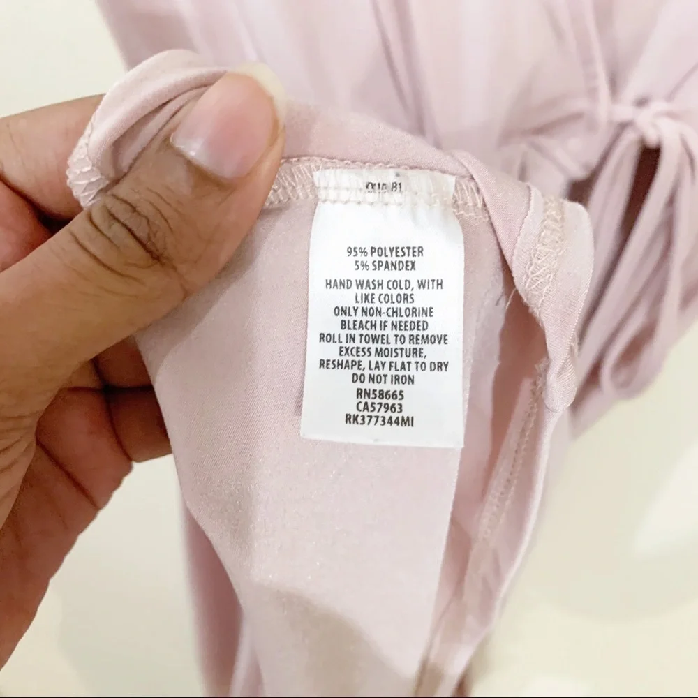 Free Press - Blush Pink Faux Wrap Dress - Small